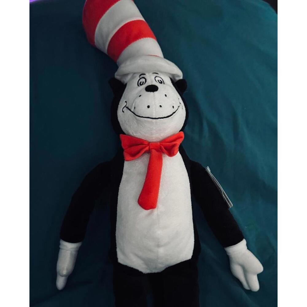 Dr Seuss Cat in the Hat 22" Stuffed Plush Toy, Kohls Cares, New With Tags